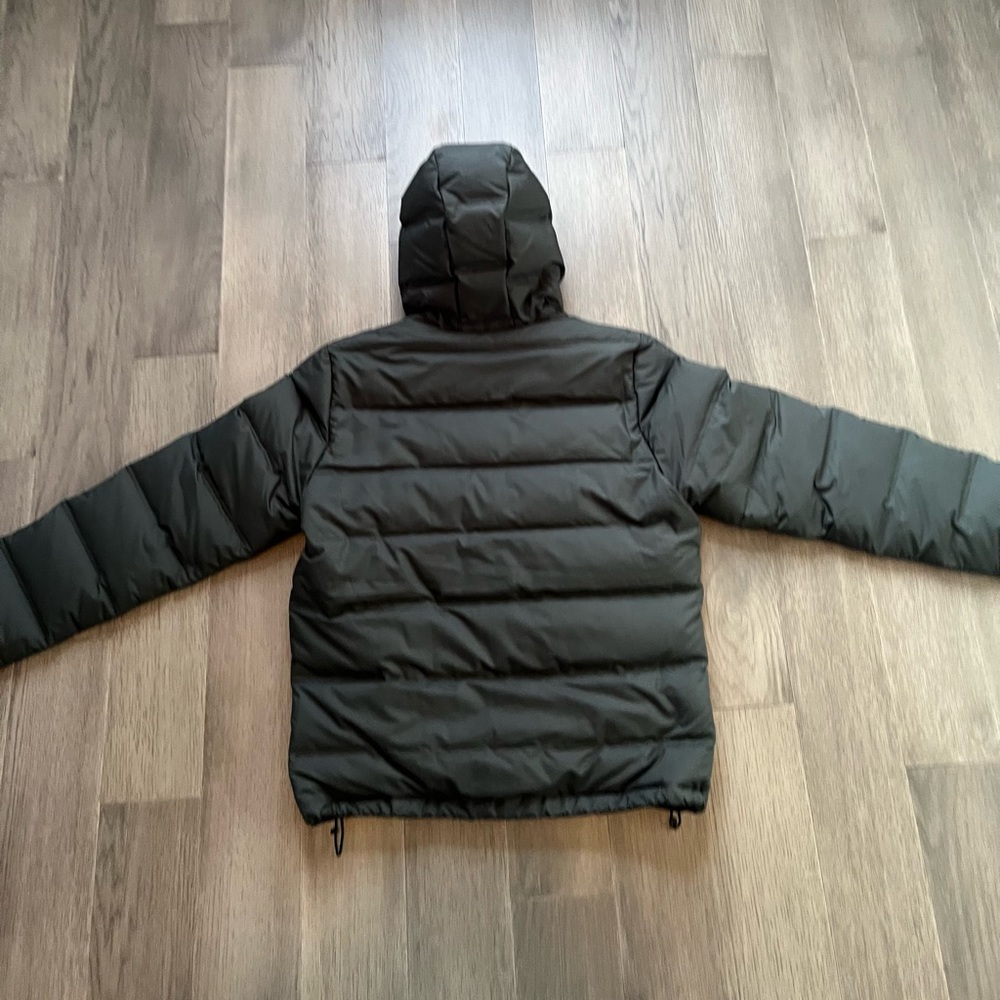 Mens Adidas Helionic Hooded Down Jacket. Green Ox… - image 4